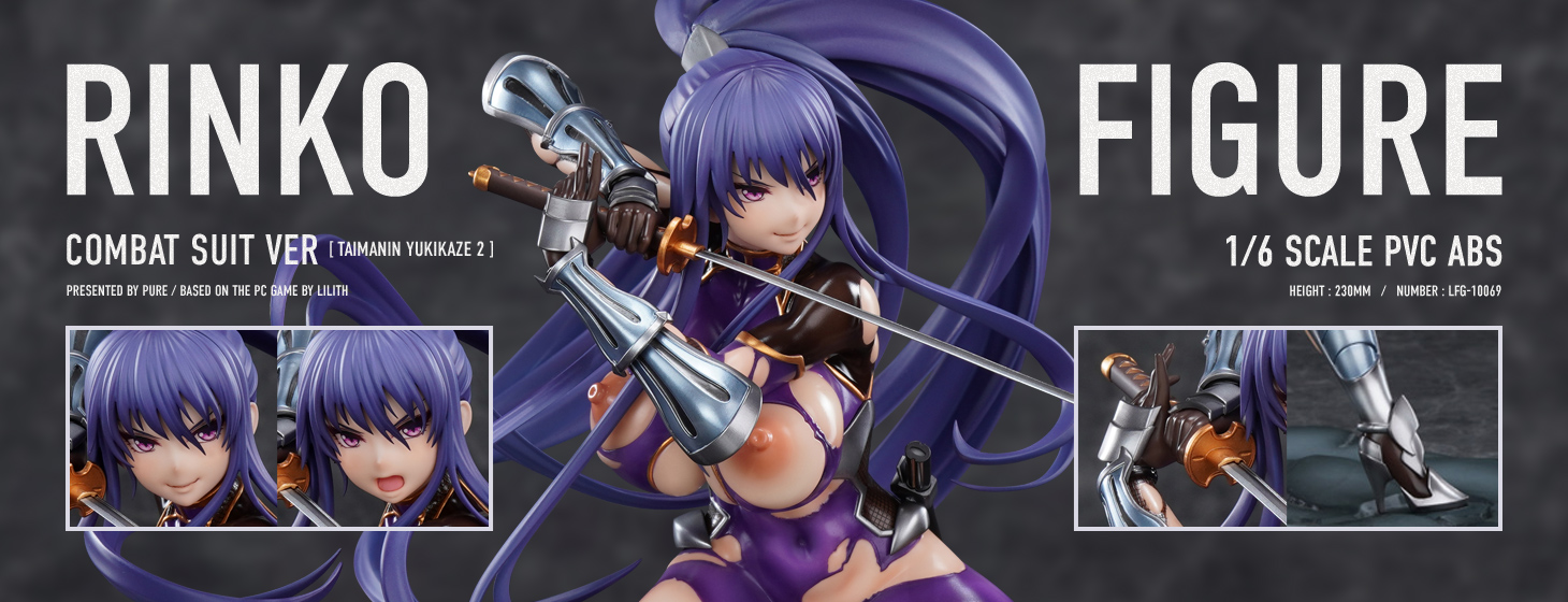 『対魔忍ユキカゼ2』より、秋山凜子が、ついに戦闘服Ver.で立体化！