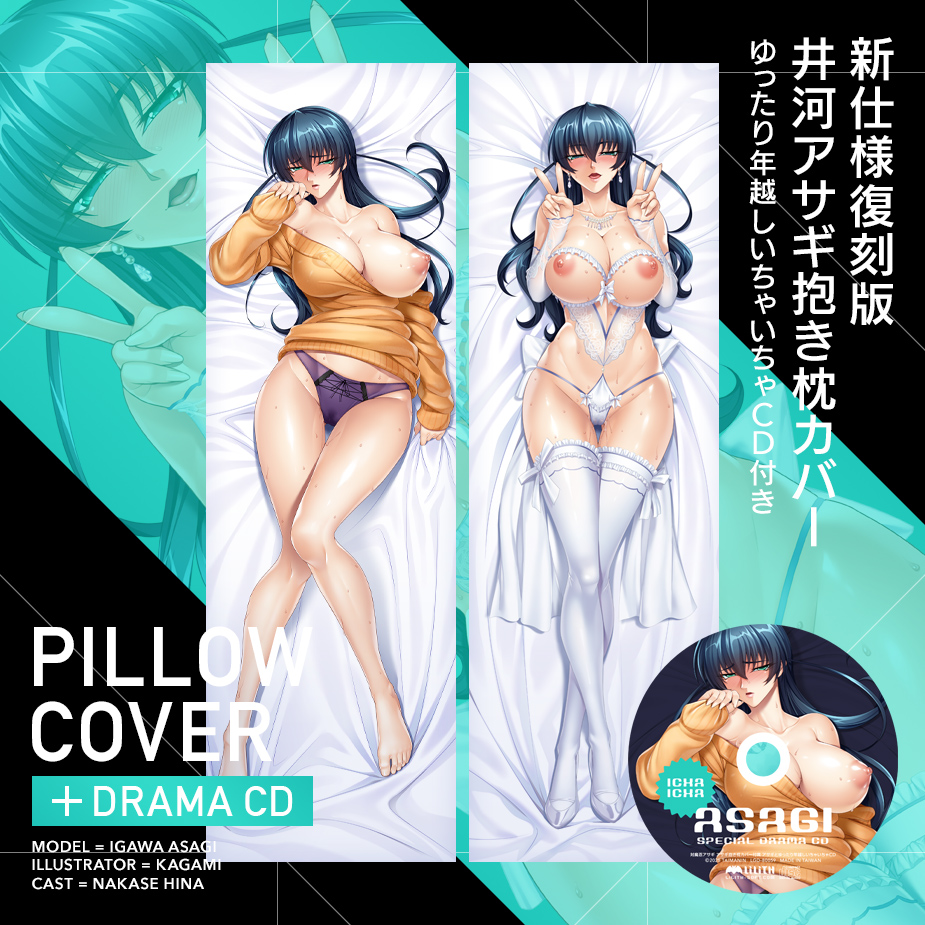 対魔忍RPGX 井河アサギ抱き枕カバー　～アサギとゆったり年越しいちゃいちゃＣＤ付き～