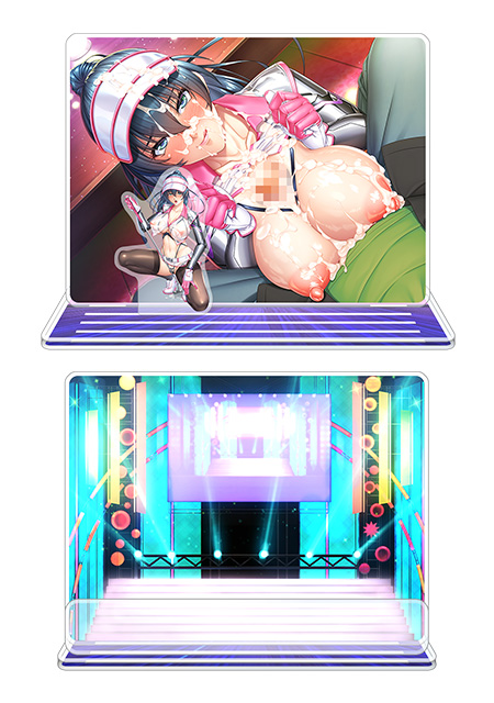 対魔忍RPGX ピックアップアクリルジオラマ ver.【バレンタイン】クローンアサギ