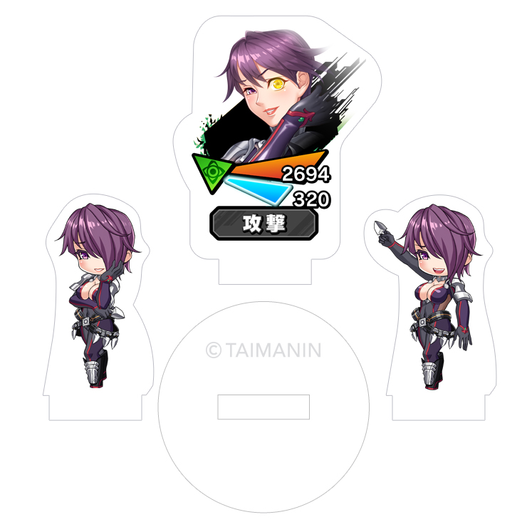 対魔忍RPG バトル画面セットキャラクターセット ver.羽鳥志津香