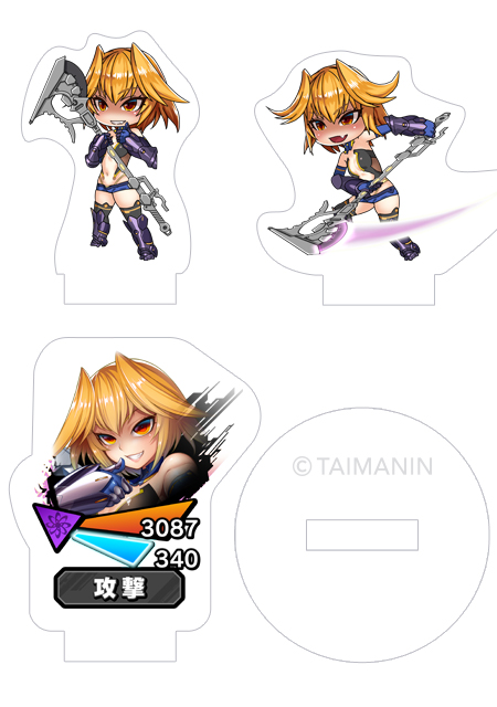 対魔忍RPG バトル画面セットキャラクターセット ver.レーベ・サフリー