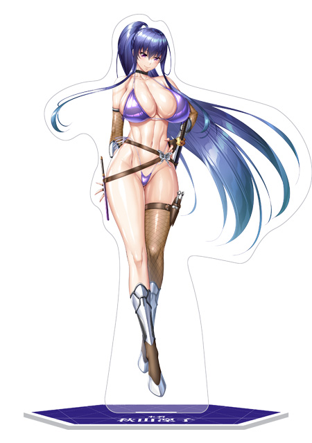 対魔忍RPG レンチキュラー3Dビッグアクリルスタンド 【水着】秋山凜子
