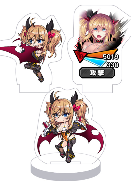 対魔忍RPG バトル画面セットキャラクターセット ver.【ハロウィンヴァンパイア】鬼崎きらら