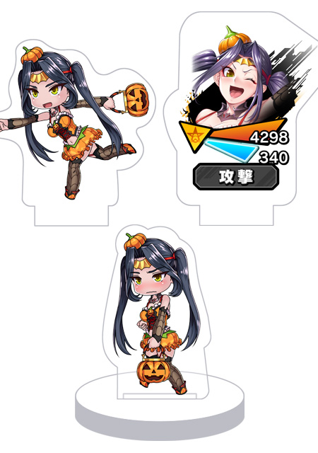 対魔忍RPG バトル画面セットキャラクターセット ver.【堅物ハロウィン】弓走颯
