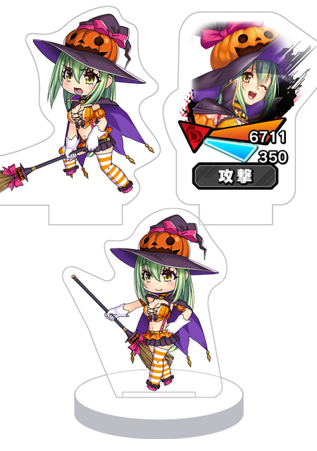 対魔忍RPG バトル画面セットキャラクターセット ver.【ハロウィン】相州蛇子