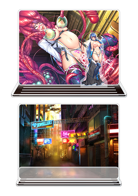対魔忍RPGX ピックアップアクリルジオラマ ver.【未来彷徨】ZERO紫