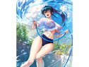 対魔忍RPGX 井河アサギ B2タペストリー 〜若きアサギの性春放課後プールドラマCD付き〜