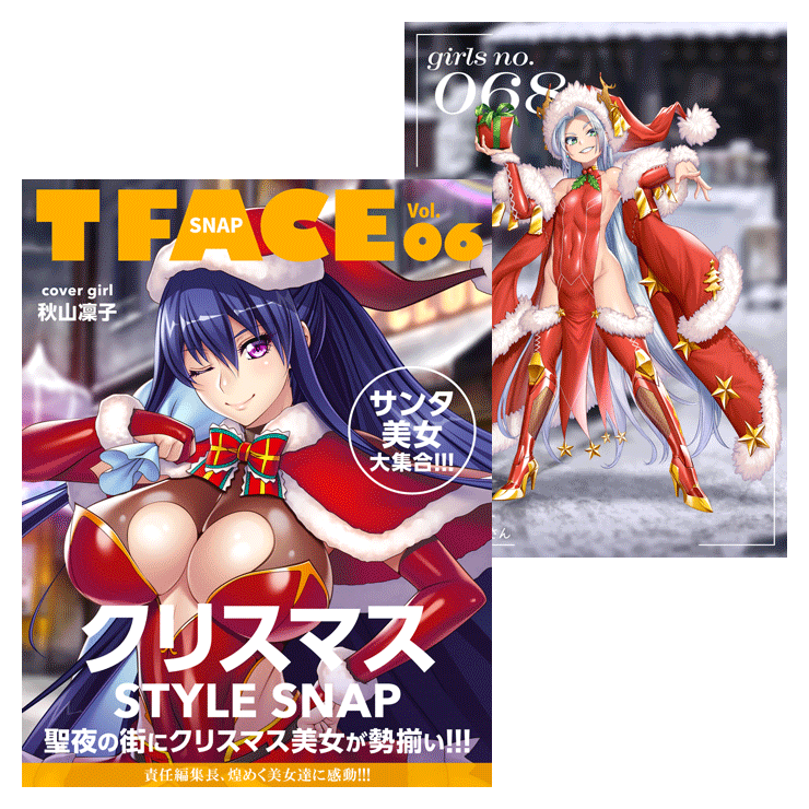 対魔忍RPGX 3Dカード用ホルダー T FACE vol.06 ～クリスマススナップ～（封入特典 3Dカード No.68）