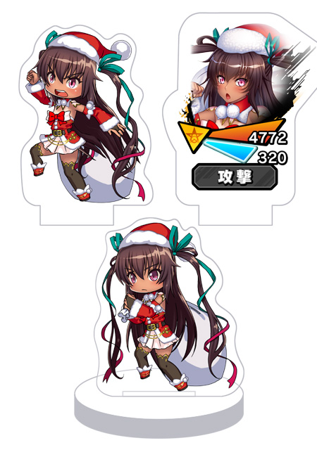 対魔忍RPG バトル画面セットキャラクターセット ver.【雷撃のクリスマス】水城ゆきかぜ