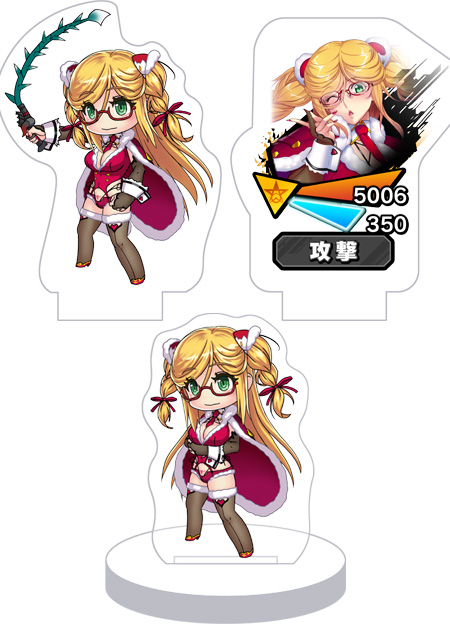 対魔忍RPG バトル画面セットキャラクターセット ver.【聖夜の花】高坂静流