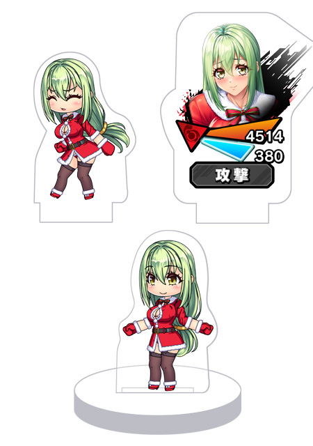 対魔忍RPG バトル画面セットキャラクターセット ver.【聖夜の蛸娘】相州蛇子