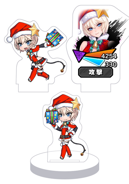対魔忍RPG バトル画面セットキャラクターセット ver.【クリスマス】穂稀なお