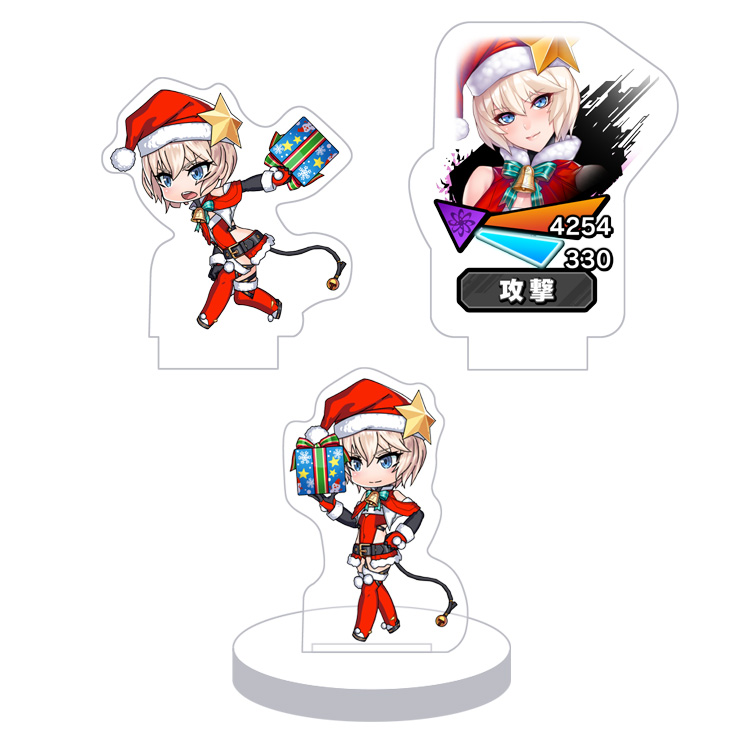 対魔忍RPG バトル画面セットキャラクターセット ver.【クリスマス】穂稀なお