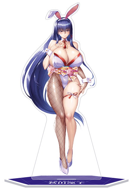 対魔忍RPG レンチキュラー3Dビッグアクリルスタンド 【正道を歩むバニー】秋山凜子