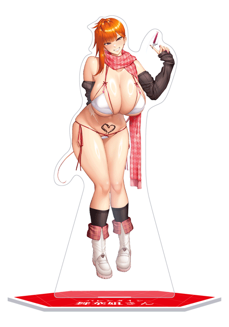 対魔忍RPG レンチキュラー3Dビッグアクリルスタンド 【バレンタイン】舞華姐さん