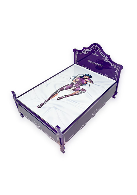 対魔忍 井河アサギの『あなたのおうちにお邪魔します。』 アクリルベッドジオラマ