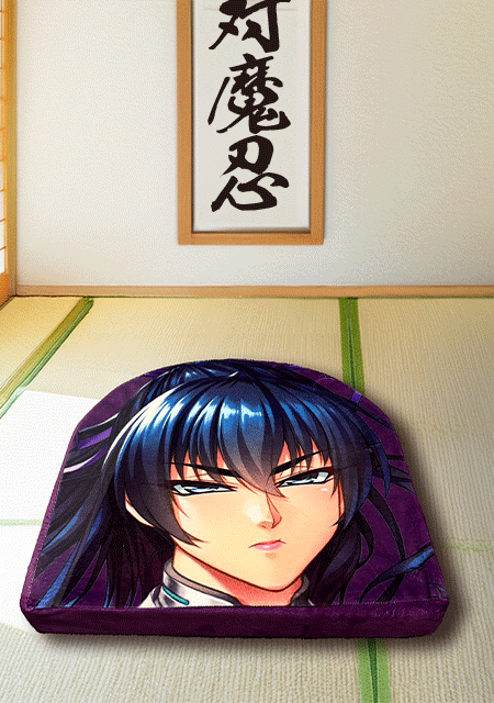 対魔忍 井河アサギ 「私を尻に敷いてください。あ、アヘぇぇ」リバーシブル座布団