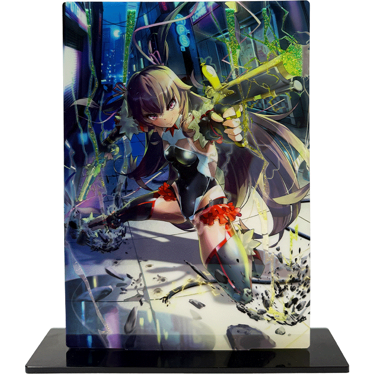 対魔忍RPG 水城ゆきかぜ 輝く雷撃グリッターオイルアクリルスタンド