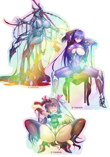 対魔忍バリエーションステッカー vol.02 (3種セット)