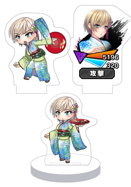 対魔忍RPG バトル画面セットキャラクターセット ver.【ニューイヤー】レティシア