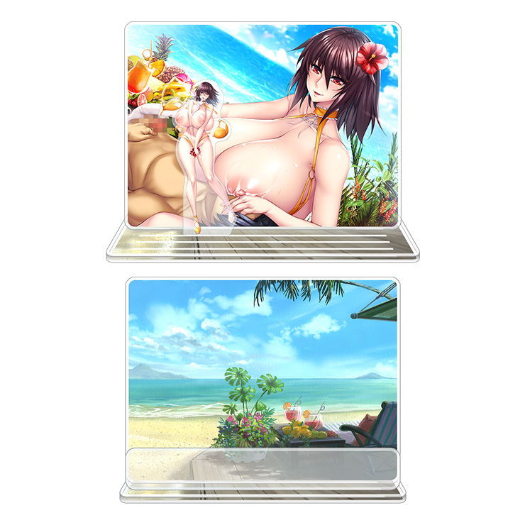 対魔忍RPGX ピックアップアクリルジオラマ ver.【ビーチな人妻】水城不知火