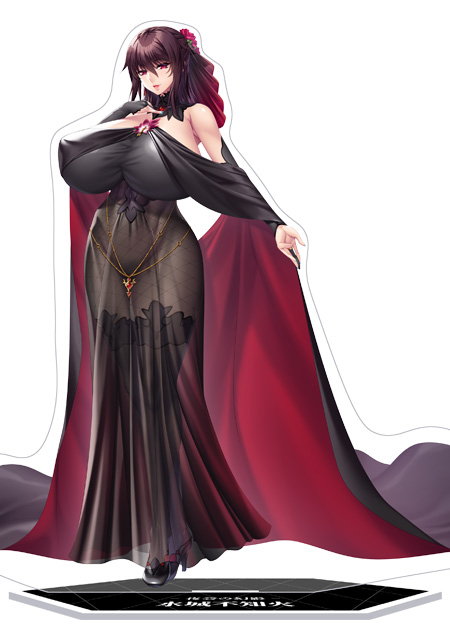 対魔忍RPG レンチキュラー3Dビッグアクリルスタンド 【夜会の幻影】水城不知火