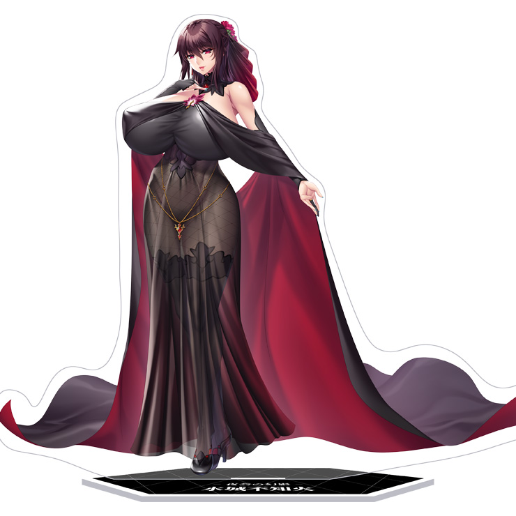 対魔忍RPG レンチキュラー3Dビッグアクリルスタンド 【夜会の幻影】水城不知火