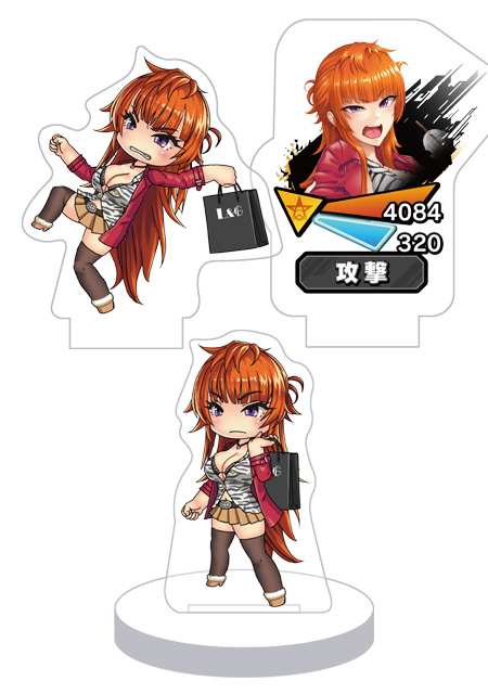 対魔忍RPG バトル画面セットキャラクターセット ver.【爆炎のギャル】神村舞華