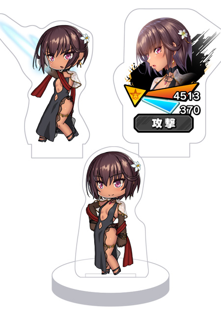 対魔忍RPG バトル画面セットキャラクターセット ver.【夜会ドレス】大人ゆきかぜ