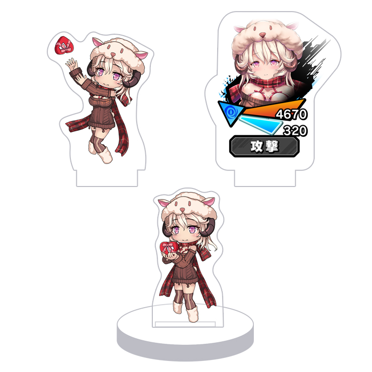 対魔忍RPG バトル画面セットキャラクターセット ver.【ご奉仕シープ】エレーナ