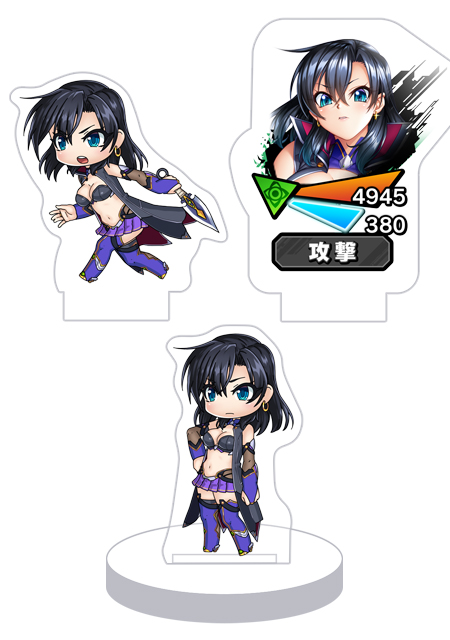 対魔忍RPG バトル画面セットキャラクターセット ver.若い時子