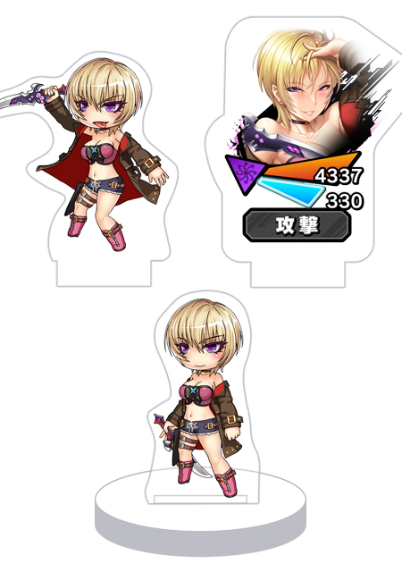 対魔忍RPG バトル画面セットキャラクターセット ver.【血塗れのバレンタイン】ソニア