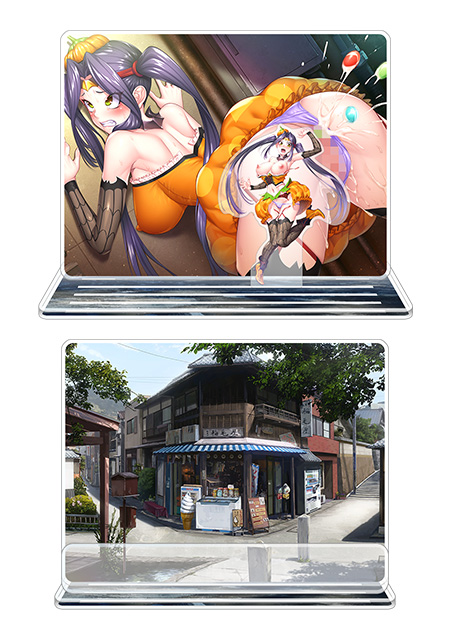 対魔忍RPGX ピックアップアクリルジオラマ ver.【堅物ハロウィン】弓走颯