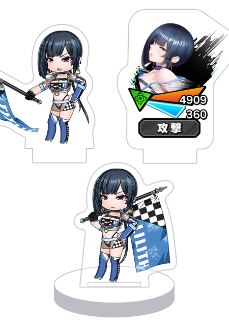 対魔忍RPG バトル画面セットキャラクターセット ver.龍前トモコ