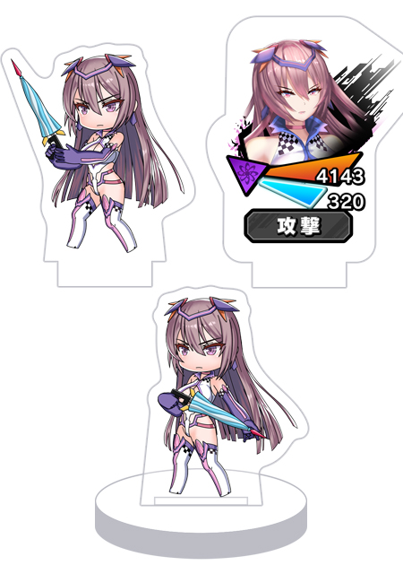 対魔忍RPG バトル画面セットキャラクターセット ver.【レースアロー】ロッカ