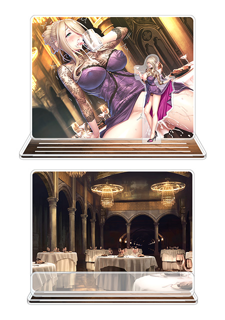 対魔忍RPGX ピックアップアクリルジオラマ ver.【夜に薫る華】鉄華院カヲル