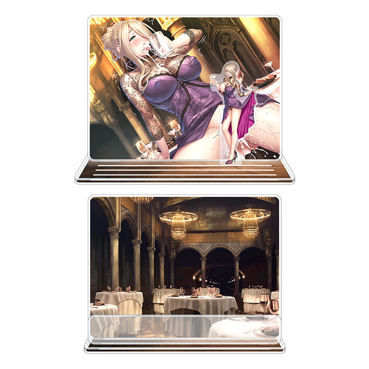 対魔忍RPGX ピックアップアクリルジオラマ ver.【夜に薫る華】鉄華院カヲル