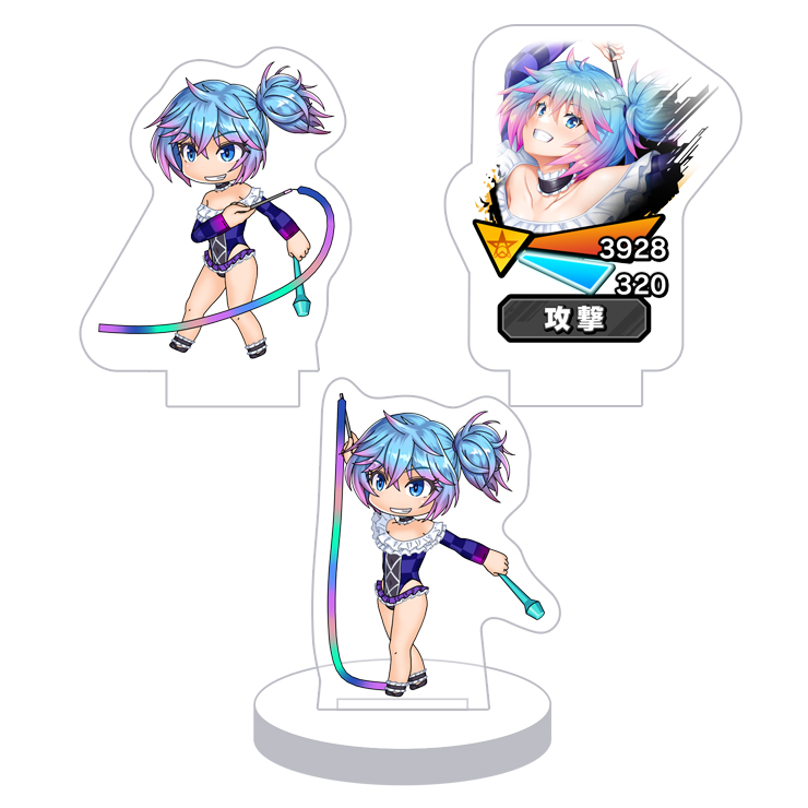 対魔忍RPG バトル画面セットキャラクターセット ver. 【体操部の妖精】藍野のぞみ