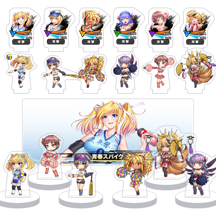 対魔忍RPG バトル画面セットキャラクタープレミアムセット vol.21 (全6種セット＋奥義演出カットインパーツ付属)