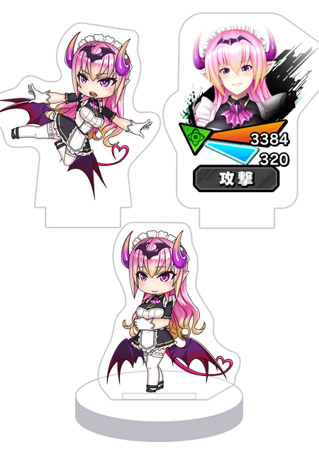 対魔忍RPG バトル画面セットキャラクターセット ver. 【メイドアドリーム】ミレイユ