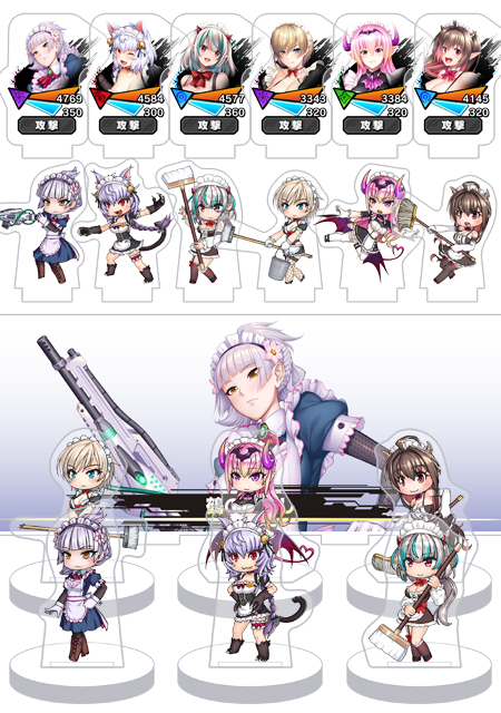 対魔忍RPG バトル画面セットキャラクタープレミアムセット vol.22 （全6種セット＋奥義演出カットインパーツ付属）