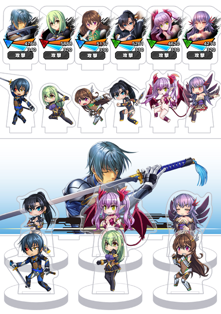 対魔忍RPG バトル画面セットキャラクタープレミアムセット vol.23 （全6種セット＋奥義演出カットインパーツ付属）