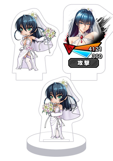 対魔忍RPG バトル画面セットキャラクターセット ver. 【６月の花嫁】井河アサギ