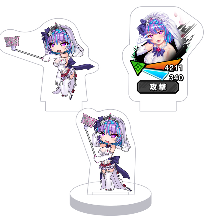 対魔忍RPG バトル画面セットキャラクターセット ver. 【めちゃ映え花嫁】八代桃香