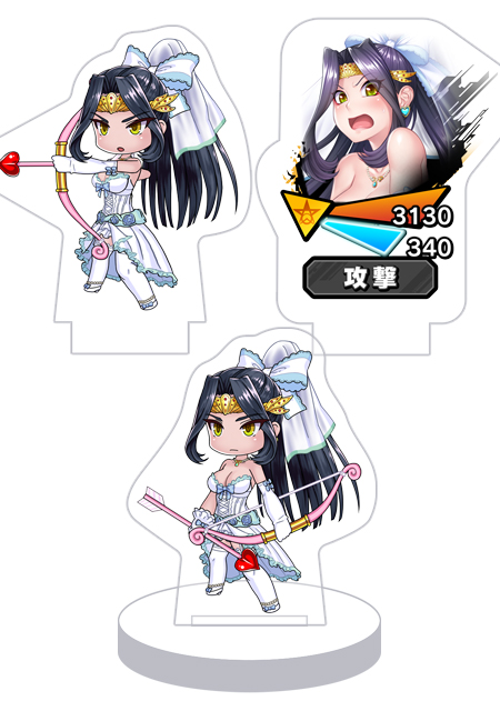 対魔忍RPG バトル画面セットキャラクターセット ver. 【射止める花嫁】弓走颯