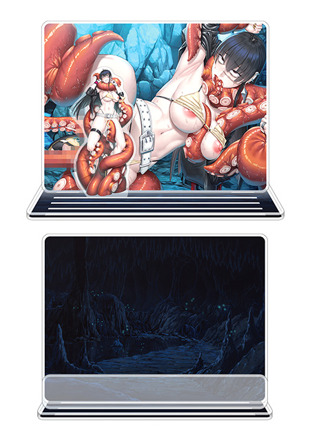 対魔忍RPGX ピックアップアクリルジオラマ ver.【黒衣に抱かれし金色】地獄丸アキラ