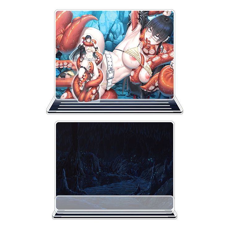 対魔忍RPGX ピックアップアクリルジオラマ ver.【黒衣に抱かれし金色】地獄丸アキラ