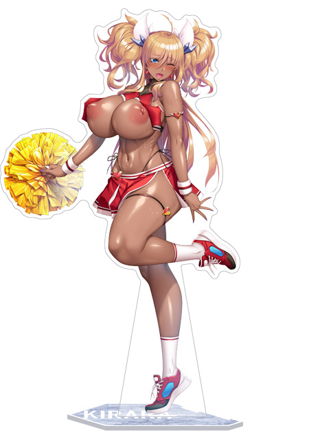 対魔忍RPGX 【煌めく双氷】鬼崎きらら ver.チアガール ビッグアクリルスタンド