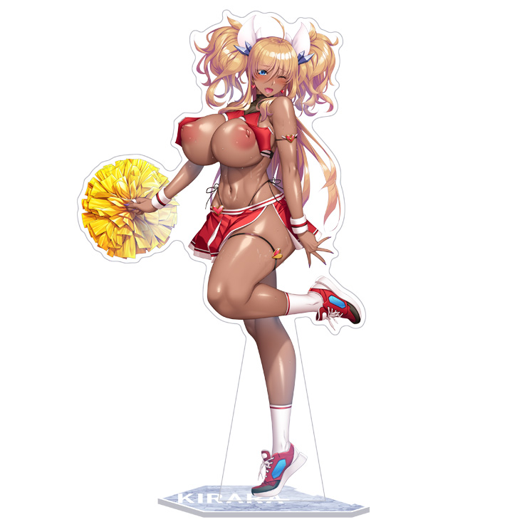 対魔忍RPGX 【煌めく双氷】鬼崎きらら ver.チアガール ビッグアクリルスタンド