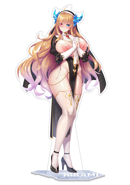 対魔忍RPGX 【煌めく双氷】氷神きらら ver.シスター ビッグアクリルスタンド